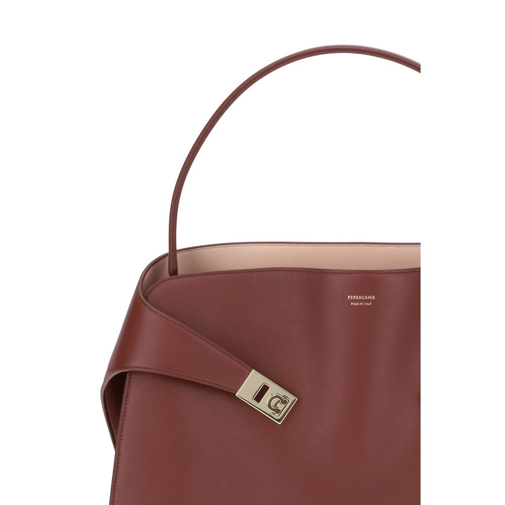 Ferragamo Leather Top Handbag