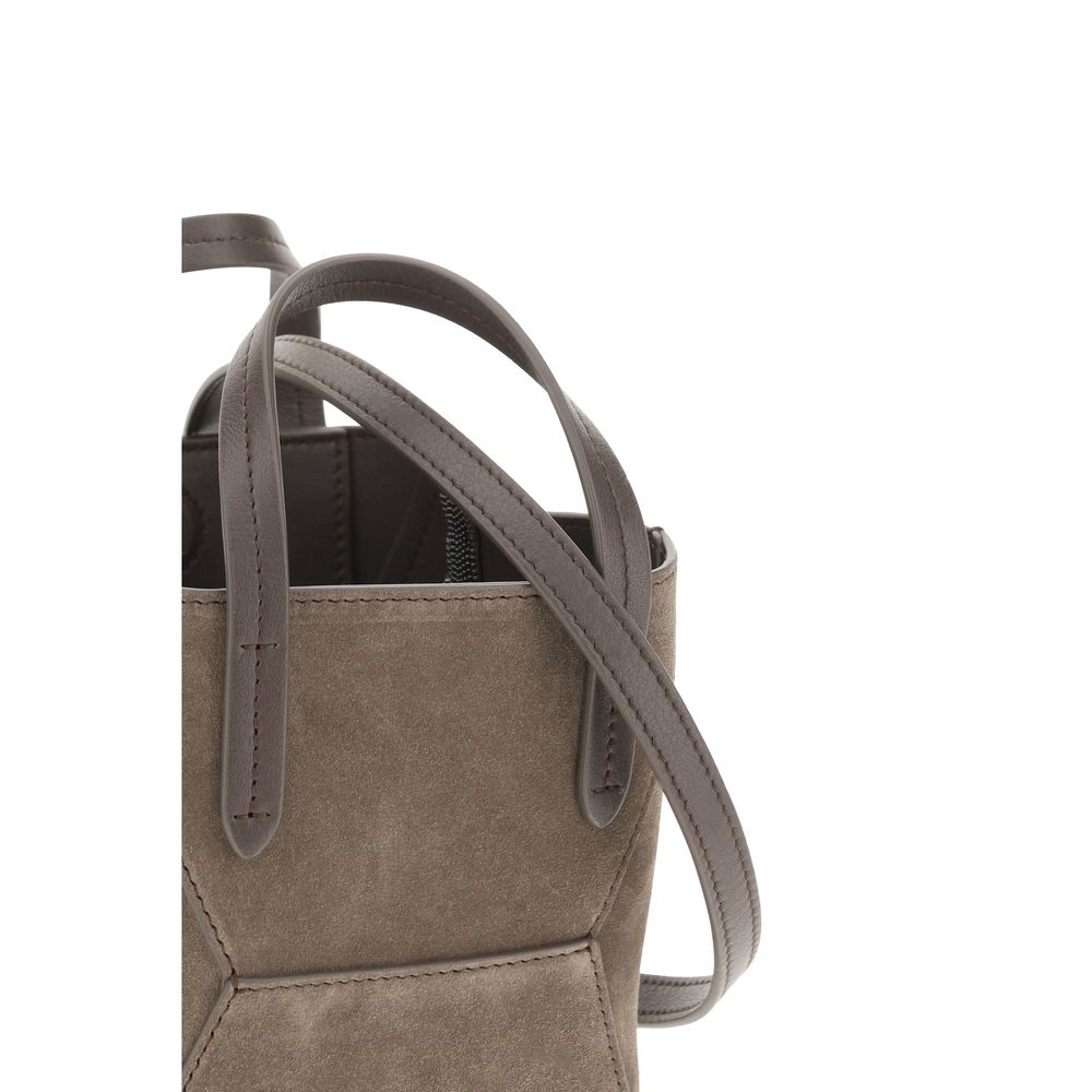 Brunello Cucinelli Suede Shoulder Bag