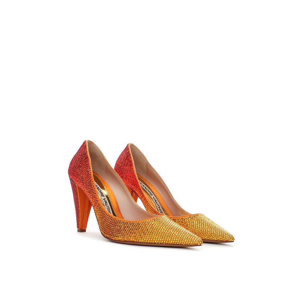 Alexandre Vauthier Multicolor Leather And Satin Pump