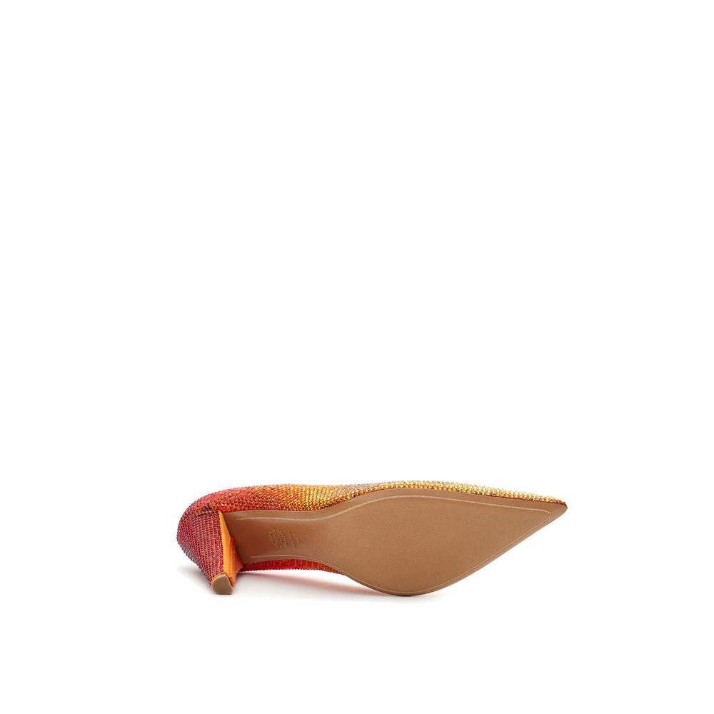 Alexandre Vauthier Multicolor Leather And Satin Pump