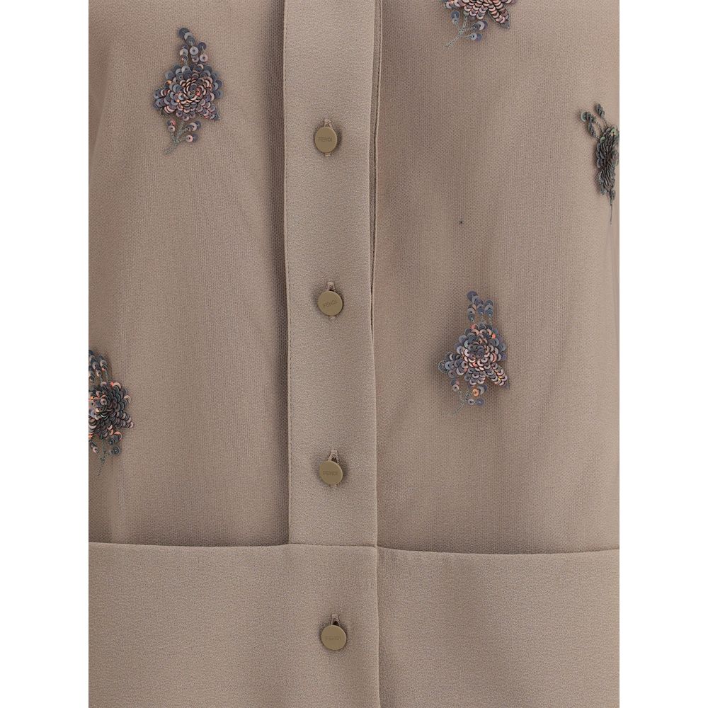 Fendi Tulle Short Dress