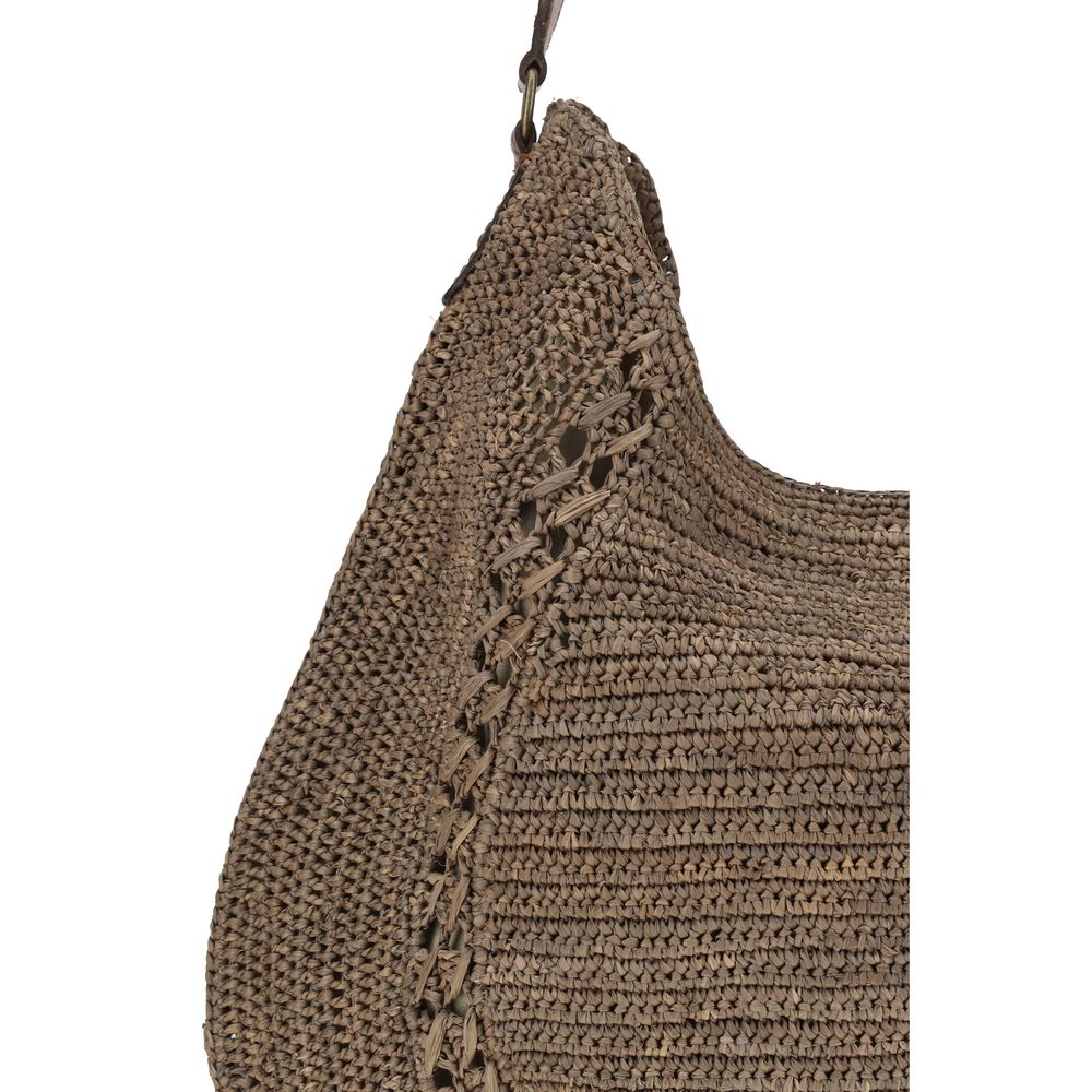 Ibeliv Meva Raffia Shoulder Bag