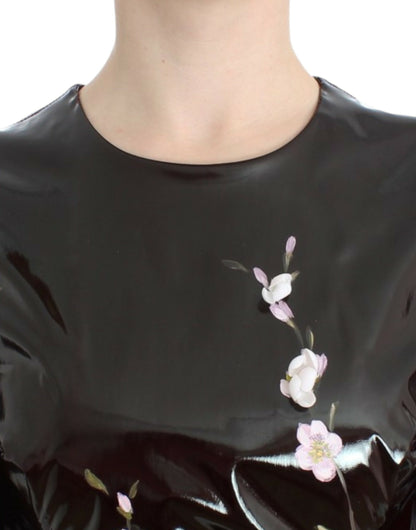 Dolce & Gabbana Elegant Floral Embellished Shift Dress