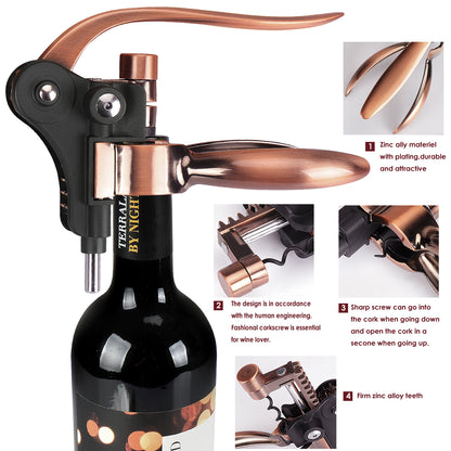 🪵 Premium Wine Opener Gift Set wooden chess box.Black wooden chess box wine opener gift set