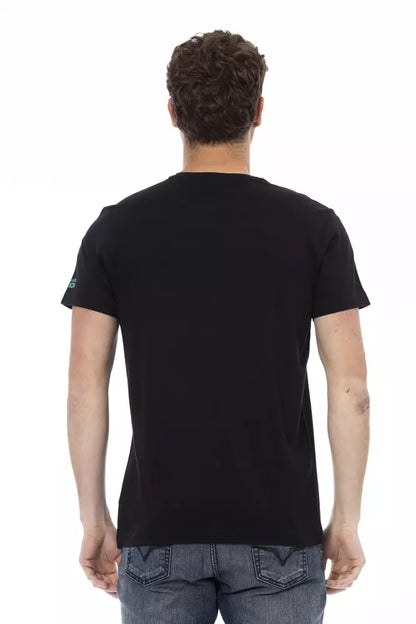 Trussardi Action Black Cotton Men's T-Shirt