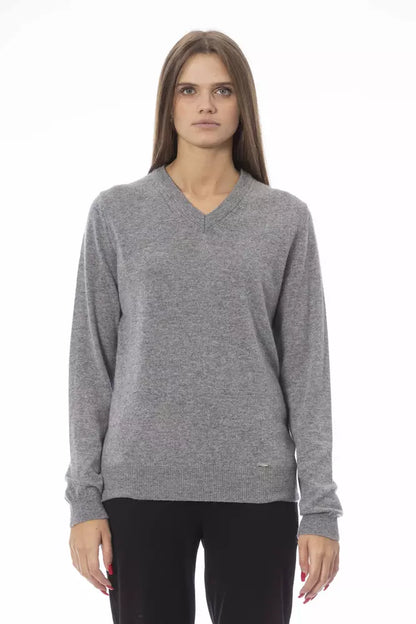 Baldinini Trend Gray Viscose Women Sweater