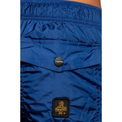 Refrigiwear Blue Nylon Men's Swim Short
