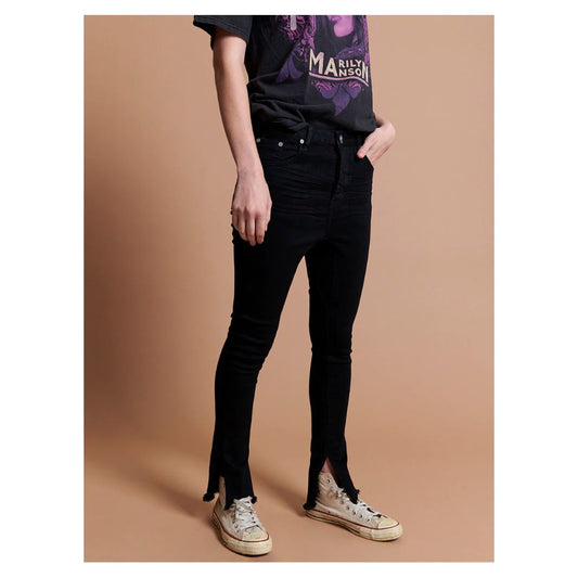 One Teaspoon Black Cotton Women Jeans