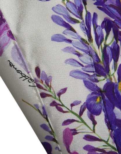 Dolce & Gabbana Floral Print Silk Blend Waistcoat