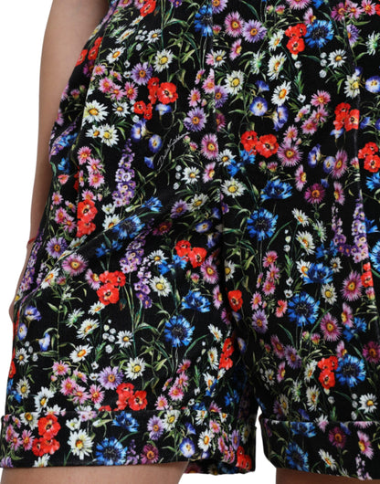 Dolce & Gabbana Chic Floral High Waist Hot Pants Shorts