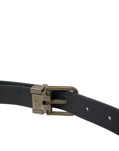 Dolce & Gabbana Elegant Suede Calf Leather Belt