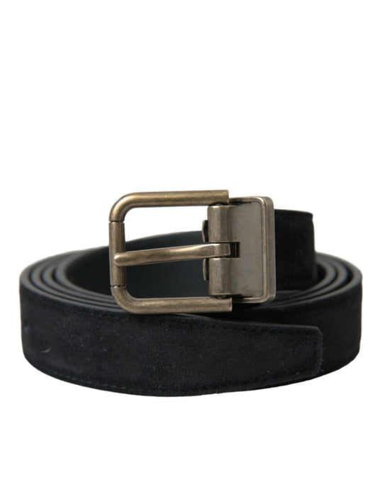 Dolce & Gabbana Elegant Suede Calf Leather Belt