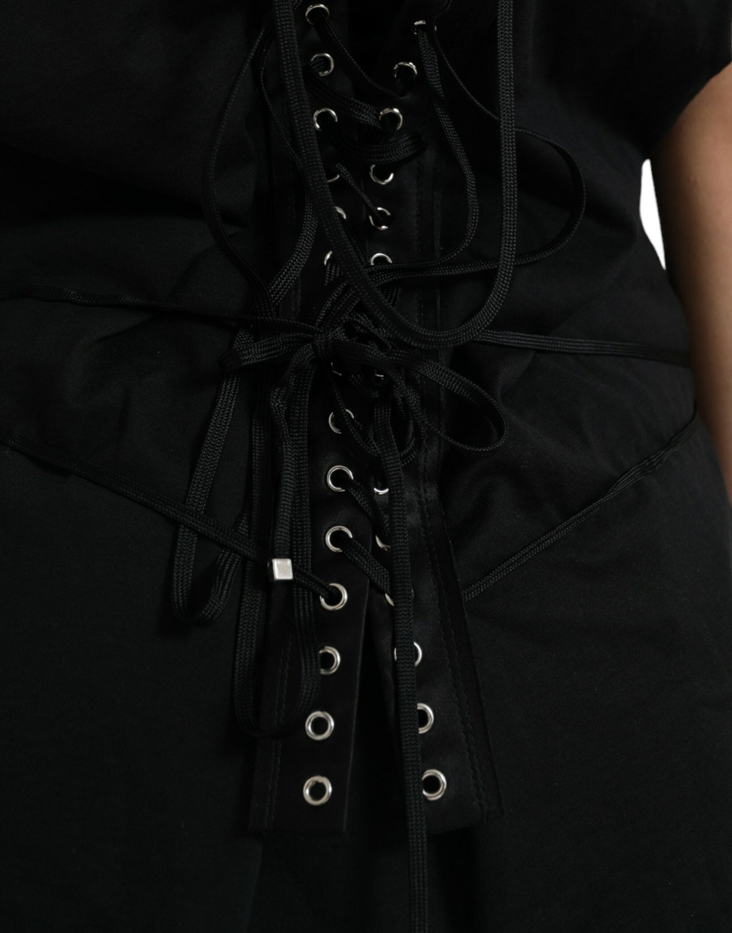 Dolce & Gabbana Elegant Black Round Neck Tank Top