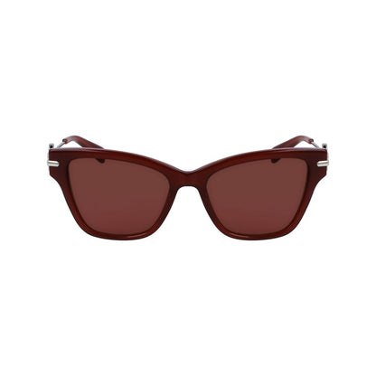 Longchamp Brown Acetate Sunglasses