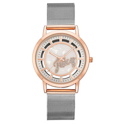 Juicy Couture Silver Stainless Steel Stainless Steel Watch