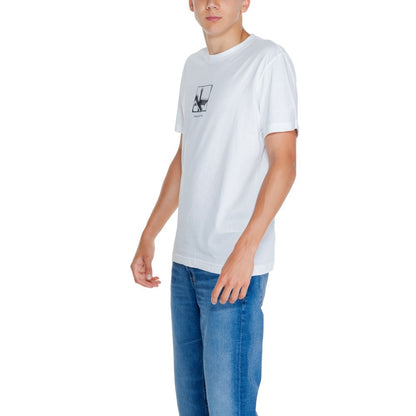 Calvin Klein Jeans White Recycled Cotton T-Shirt