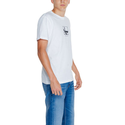 Calvin Klein Jeans White Recycled Cotton T-Shirt