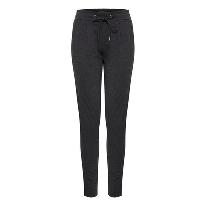 ICHI Gray Polyester Jeans & Pant