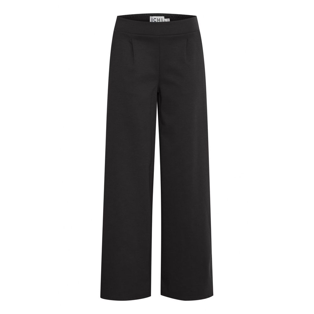 ICHI Black Recycled Polyurethane Jeans & Pant