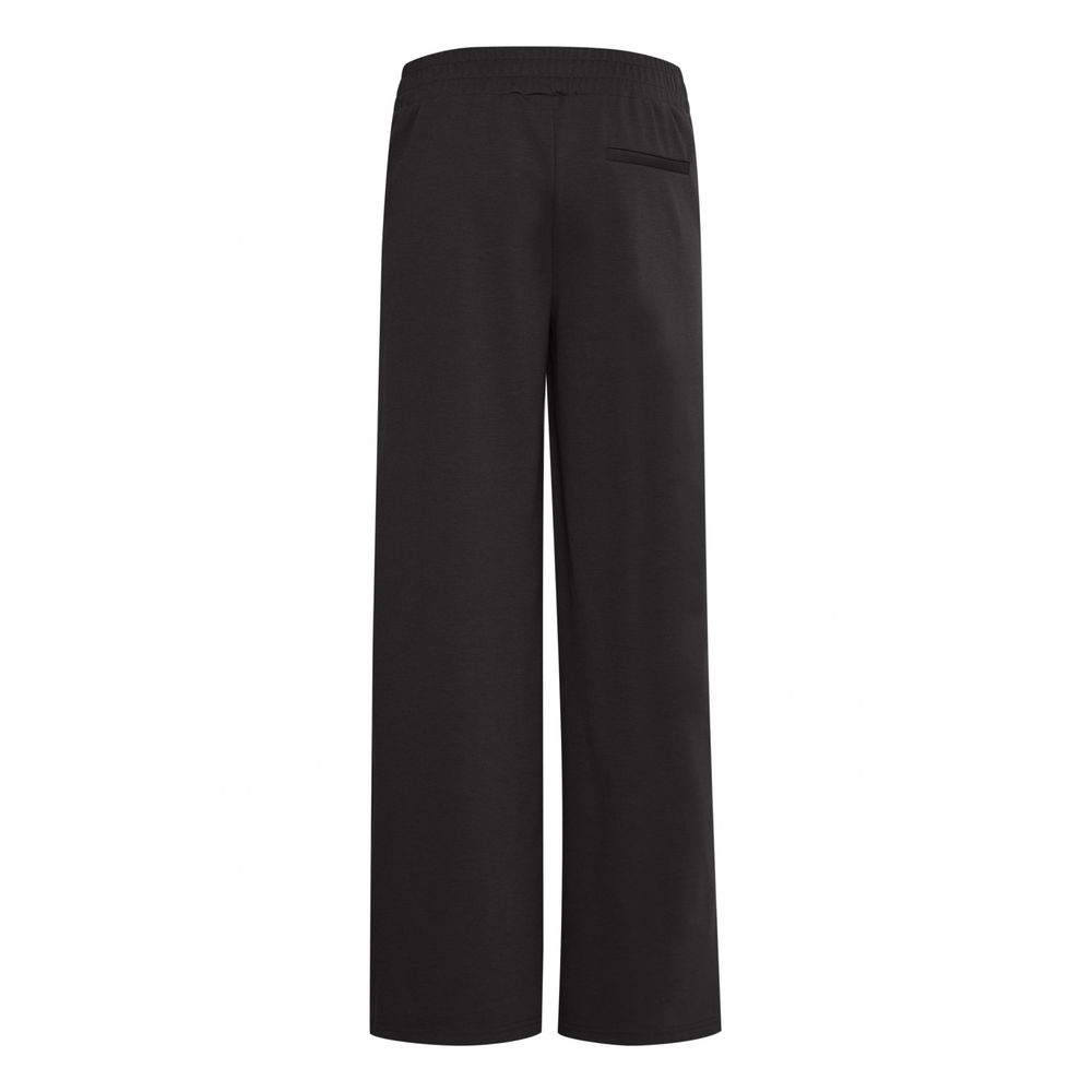 ICHI Black Recycled Polyurethane Jeans & Pant