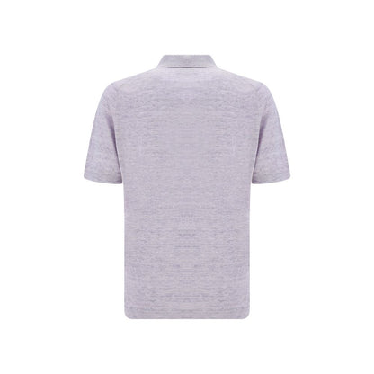Brunello Cucinelli Linen Polo Shirt