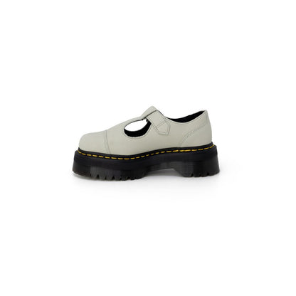 Dr. Martens Green Suede Leather Flat Shoe