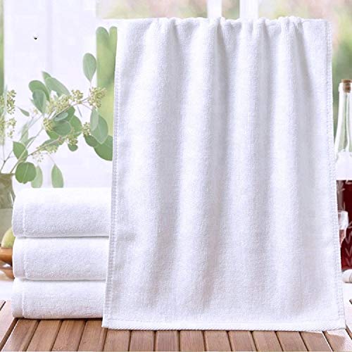 Luxury White Cotton Bath Towels – Soft, Absorbent & Quick-Drying