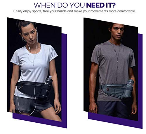Waterproof Running Waist Belt – Unisex Travel Money & Phone Holder