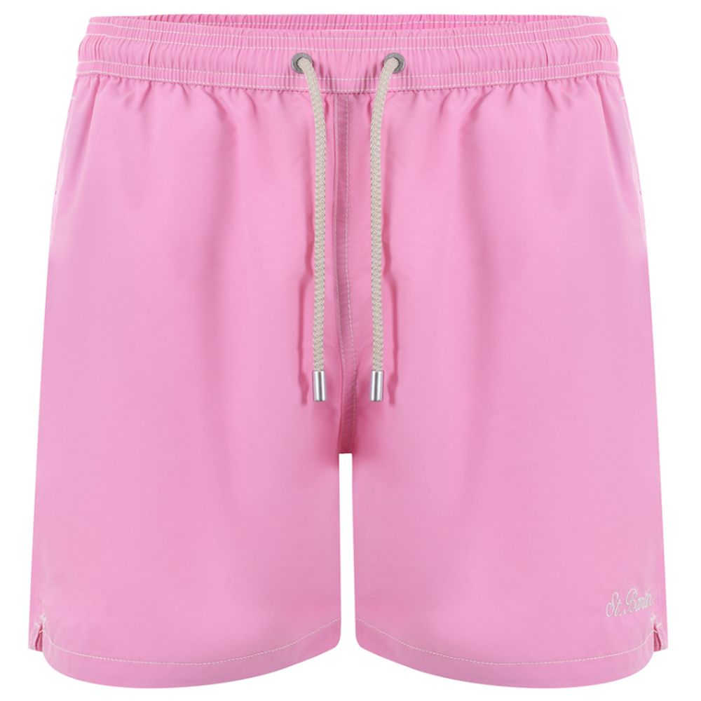 MC2 Saint Barth Pink Polyester Men Swim Trunks