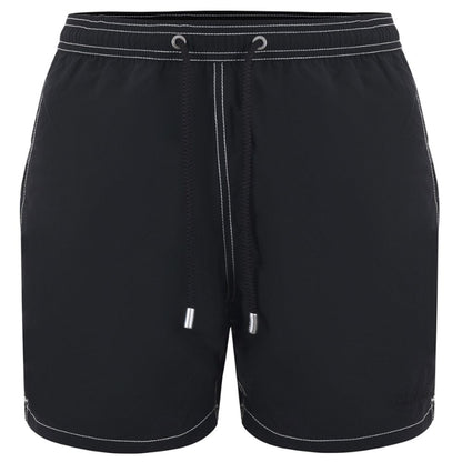 MC2 Saint Barth Black Polyester Men's Swimwear Trunk