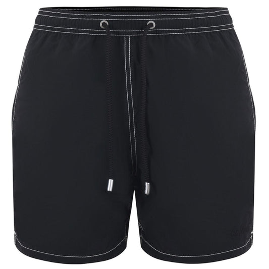 MC2 Saint Barth Black Polyester Men's Swimwear Trunk