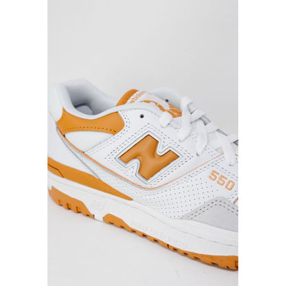 New Balance Orange Artificial Leather Sneaker