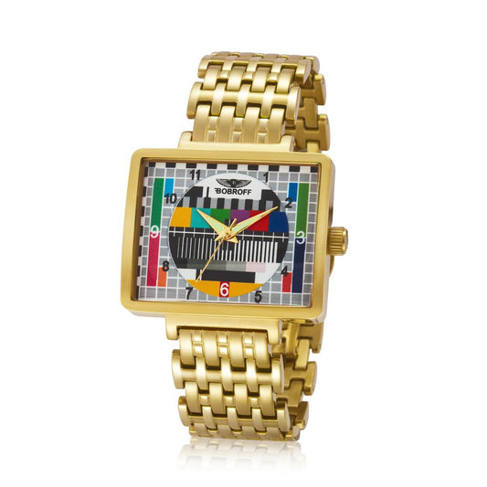 Bobroff Gold Stainless Steel Watch
