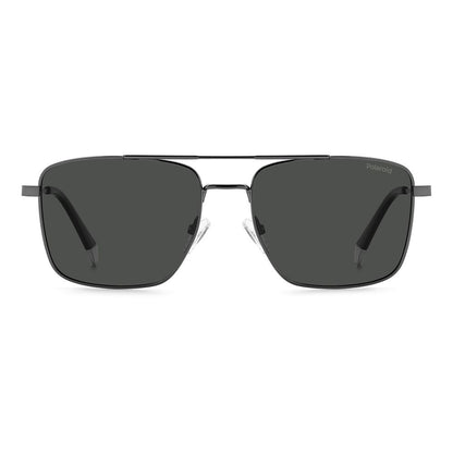 Polaroid Gray Metal Sunglasses