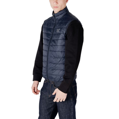 EA7 Emporio Armani Blue Polyamide Jacket