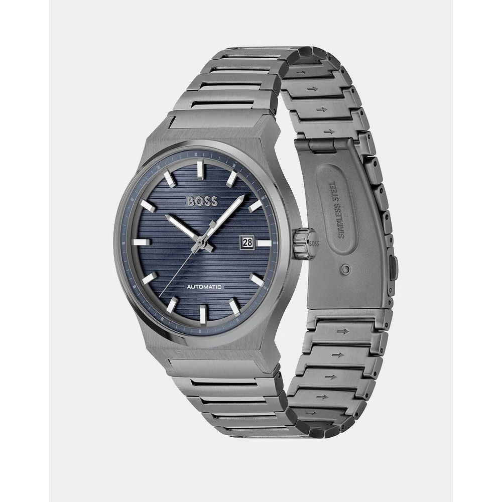 Hugo Boss Gray Stainless Steel Stainless Steel Watch