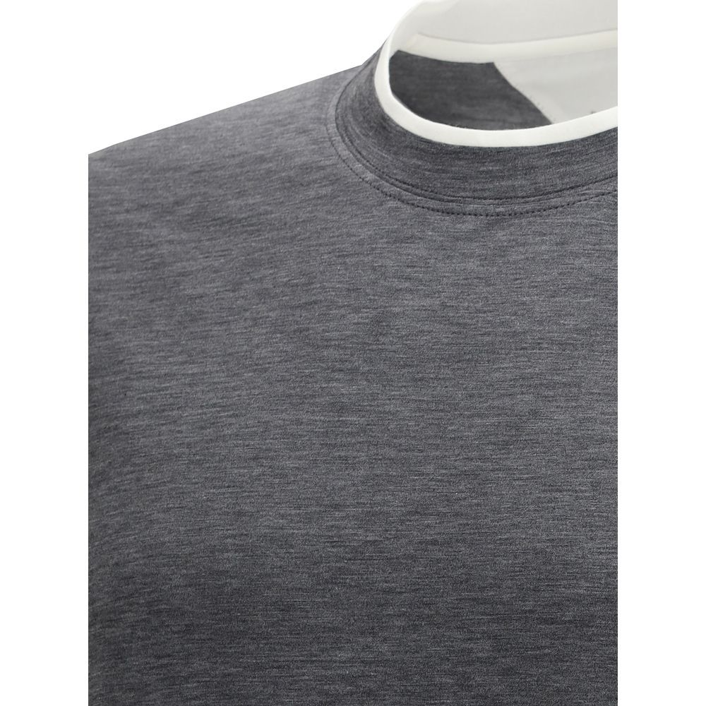 Brunello Cucinelli Silk T-Shirt