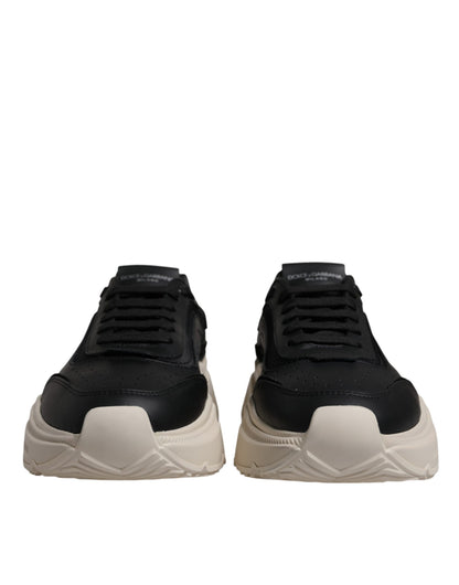Dolce & Gabbana Black White Daymaster Low Top Sneakers Shoes