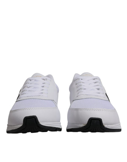 Dolce & Gabbana White Logo Casual Low Top Men Sneakers Shoes