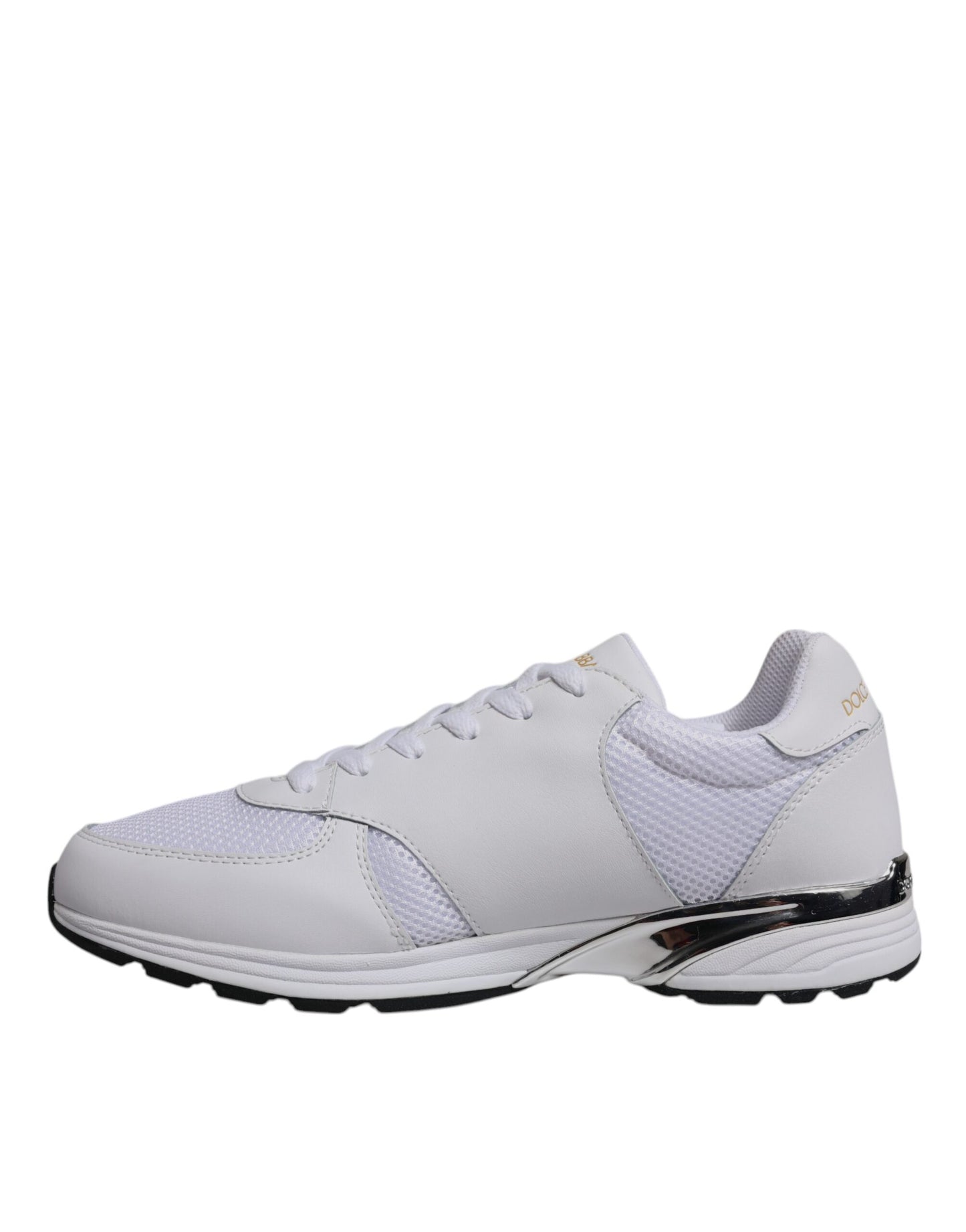 Dolce & Gabbana White Logo Casual Low Top Men Sneakers Shoes