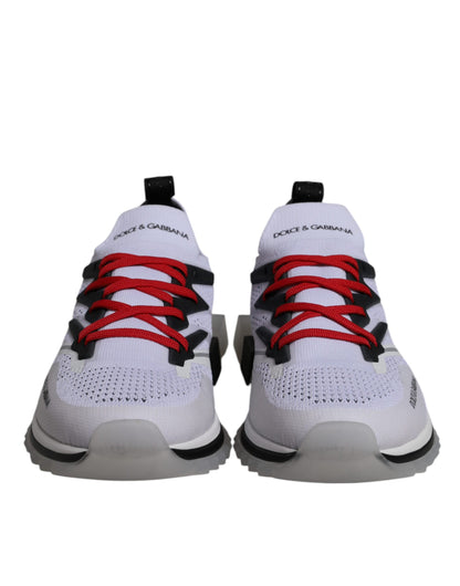 Dolce & Gabbana White SORRENTO Sport Stretch Sneakers Shoes