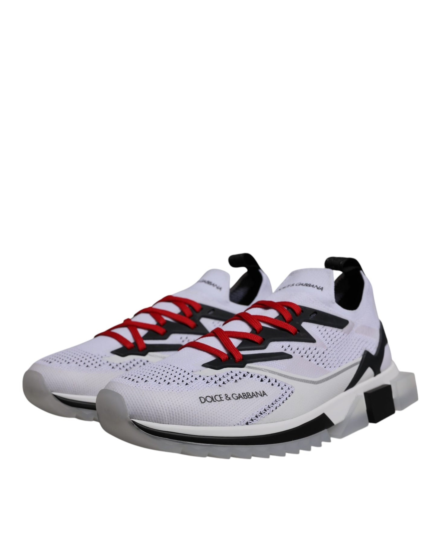 Dolce & Gabbana White SORRENTO Sport Stretch Sneakers Shoes