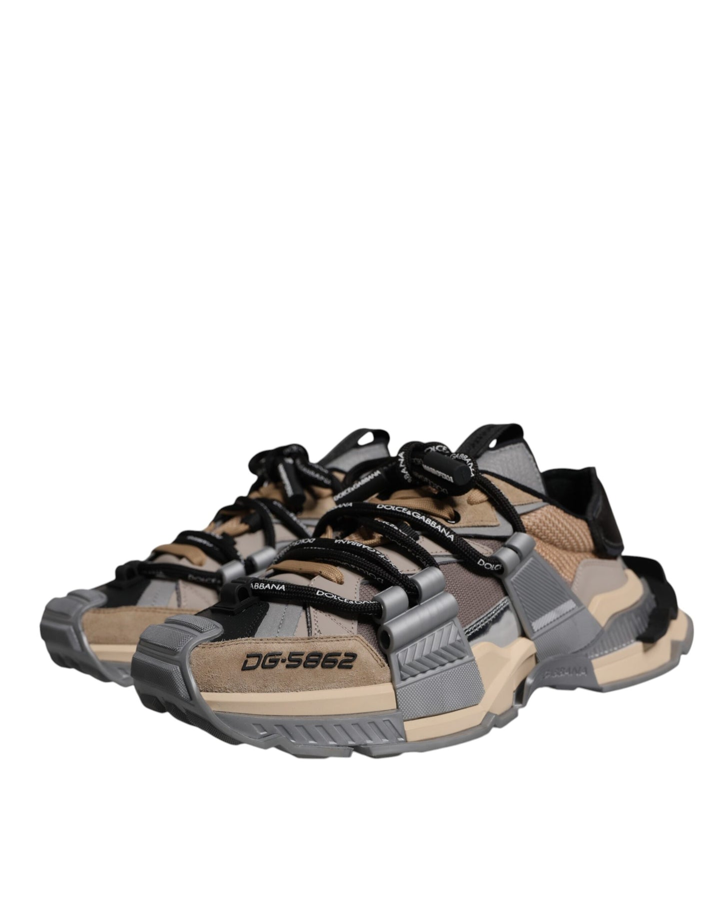 Dolce & Gabbana Multicolor Low Top Space Men Sneakers Shoes