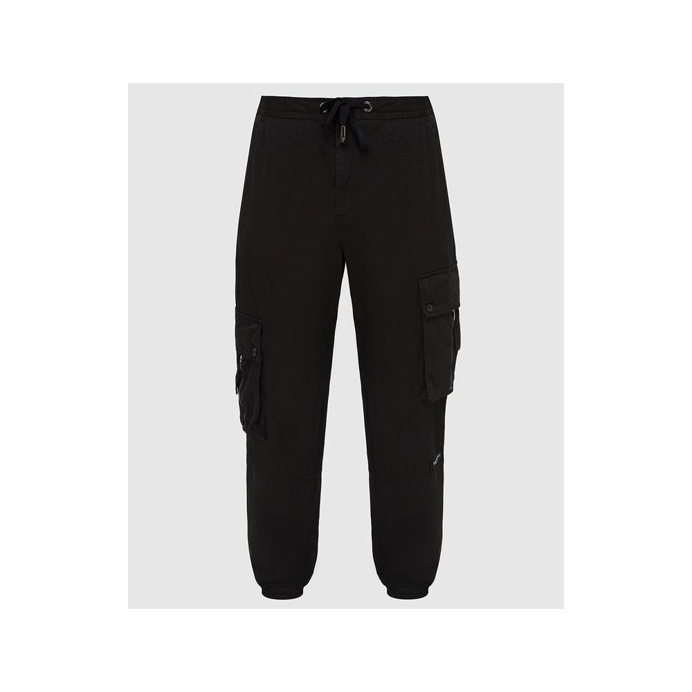Dolce & Gabbana Black Cotton Jeans & Pant