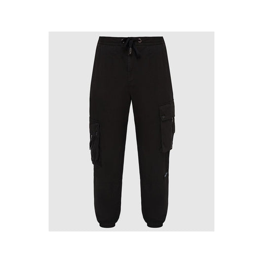 Dolce & Gabbana Black Cotton Jeans & Pant