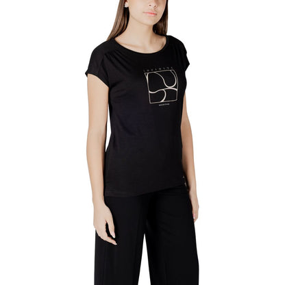 Street One Black Cotton Tops & T-Shirt