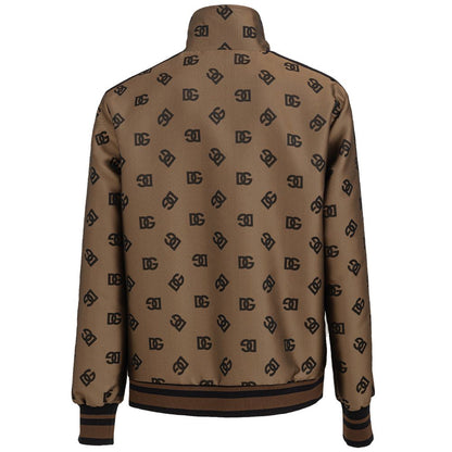 Dolce & Gabbana Brown Polyester Jacket