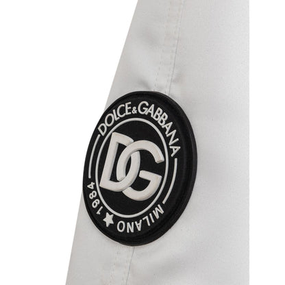 Dolce & Gabbana White Polyester Jacket