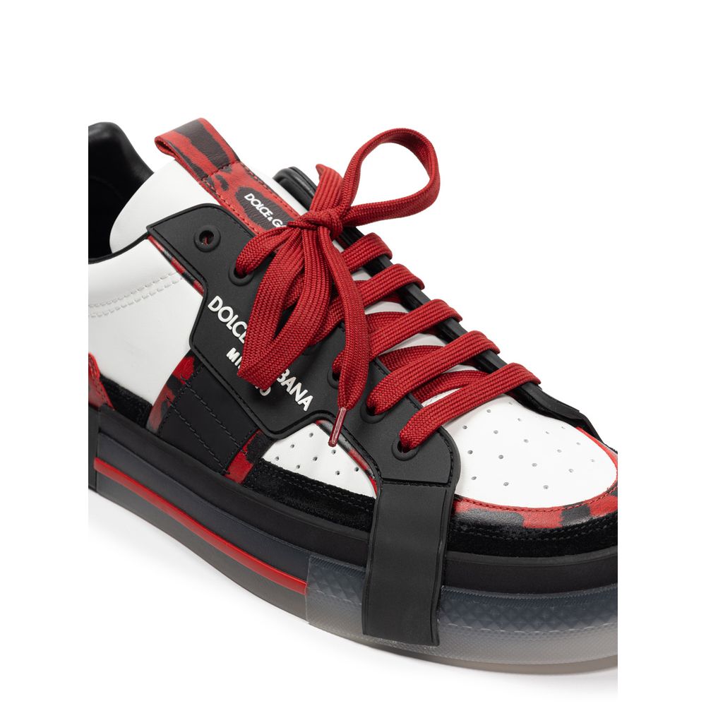 Dolce & Gabbana Multicolor Leather Sneaker