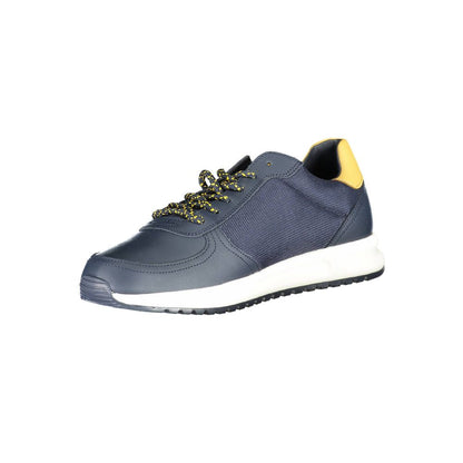 Tommy Hilfiger Blue Leather Men Sneaker